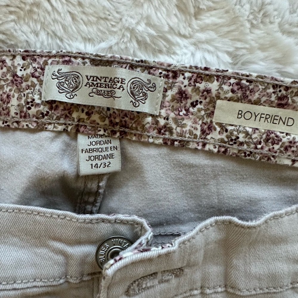 Vintage America Blues jeans in light tan color - Picture 2 of 3